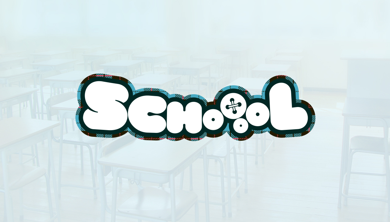 SCHOOOL ロゴ・題字デザイン